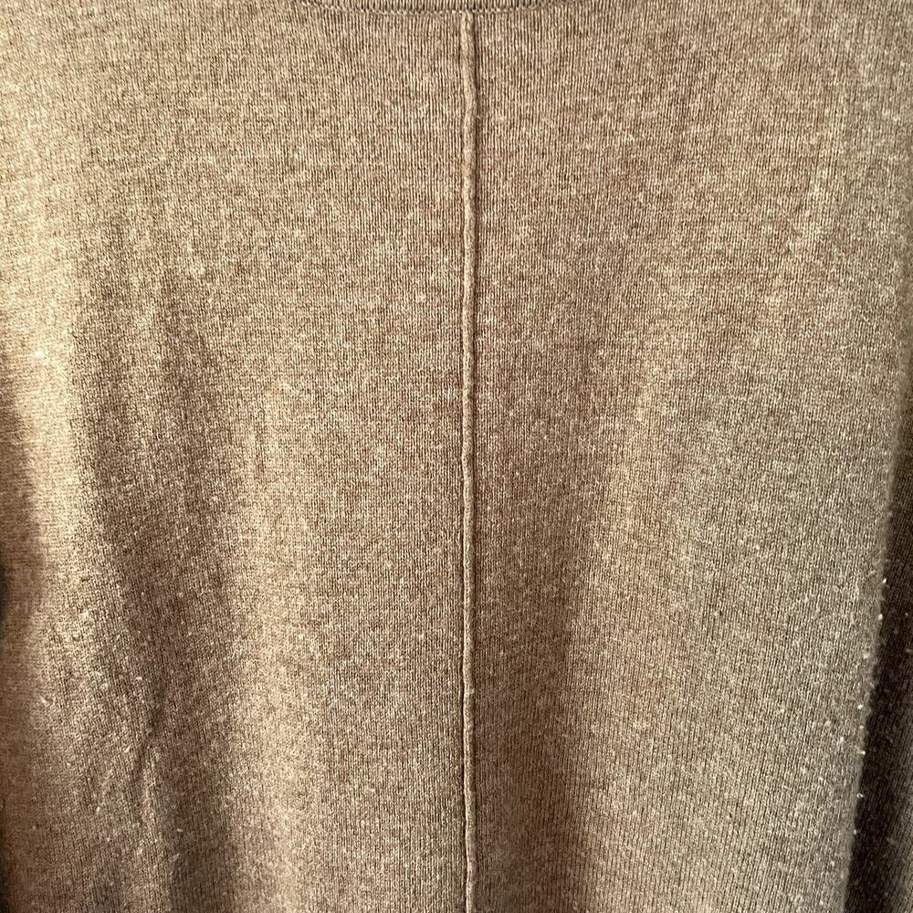 WooLovers Cashmere & Merino Pocket Tunic in Pecan Marl Size Medium - Picture 14 of 16